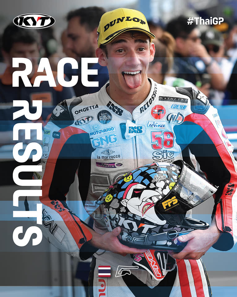 KYT รุ่น TT-Course ลายแข่ง RICCARDO ROSSI MATT Replica