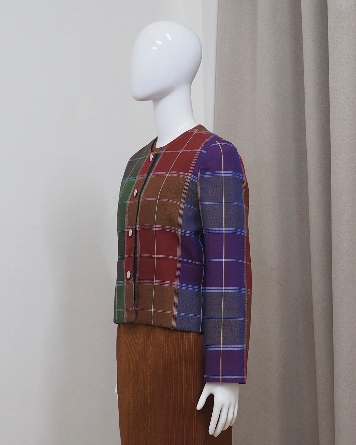 แบบตัด เสื้อผ้าไหม (ไม่รวมผ้า) ตามแบบ รหัส CUT-51-101967