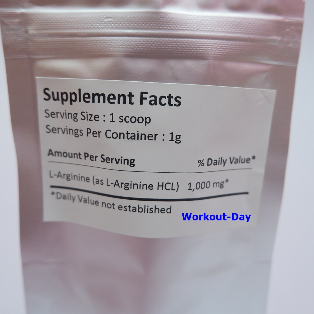 L-Arginine เพิ่มโกรทฮอร์โมน ส่งเสริมการทำงานของระบบภูมิคุ้มกัน ขนาด50กรัม
