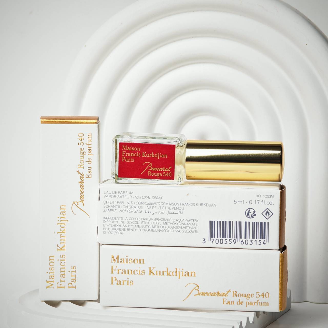 น้ำหอมจิ๋วมินิ MFK Baccarat Rouge 540 Eau de Parfum 5ml แบบสเปรย์