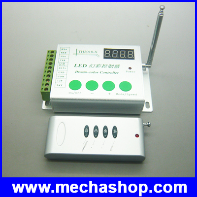 ชุดควบคุมหลอดไฟLED RGB TH2010 remote controller for RGB LED strip สำหรับควบคุม IC ตระกูล TM *** series