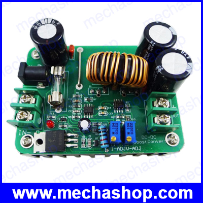 ดีซี คอนเวอร์เตอร์ ตัวแปลงไฟDCเป็นDC Booster Converter Input 10-60V to 12-80V Output Voltage (Output สูงสุด 600w)