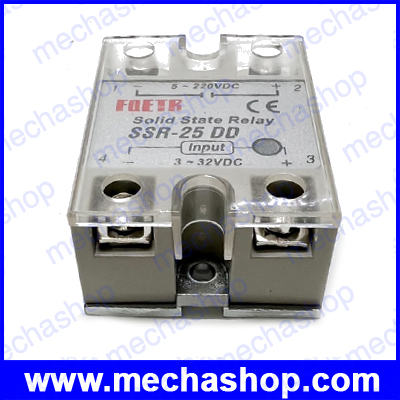 โซลิดสเตตรีเลย์ 25A solid state relay SSR-25DD 25A actually 3-32V DC TO 5-220V DC