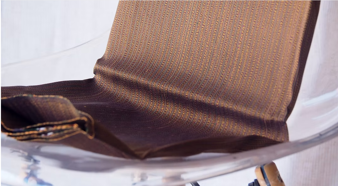 ซิ่น ผ้าไหมมัดหมี่ หางกระรอก สีน้ำตาลทอง เลือกตามขนาด รหัส CISP-CT-102101