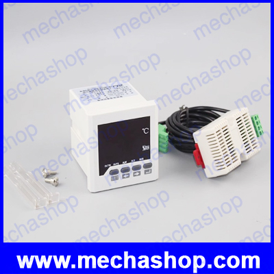 เครื่องควบคุมอุณหภูมิและความชื้น CJ-602-T Digital Temperature and Humidity Controller with RS485 communication function meter แถมเซนเซอร์