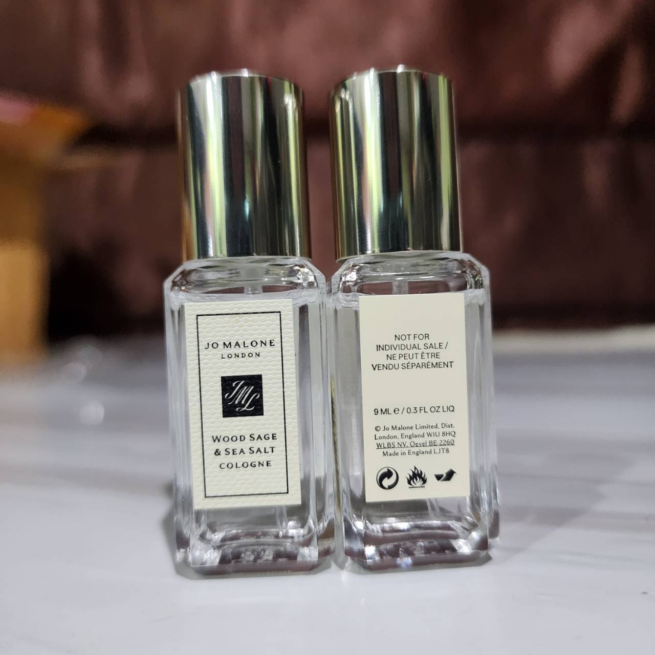 น้ำหอมจิ๋วมินิ Jo Malone Wood Sage & Sea Salt 9ml ( Mini Perfume น้ำหอมขนาดพกพา) น้ำหอมจิ๋วมินิแบบทดลองแบบสเปรย์ พกพาก็สะดวกใช้ฉีดตามจุดชีพจร