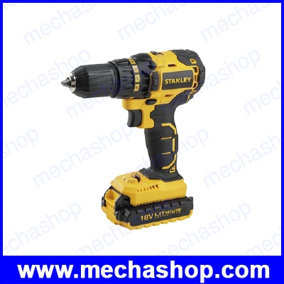 สว่านเจาะกระแทกไร้สาย ไร้แปรงถ่าน 18 โวลต์ STANLEY SBD201D2 cordless 18V brushless hammer driver ยี่ห้อ STANLEY รุ่น SBD201D2