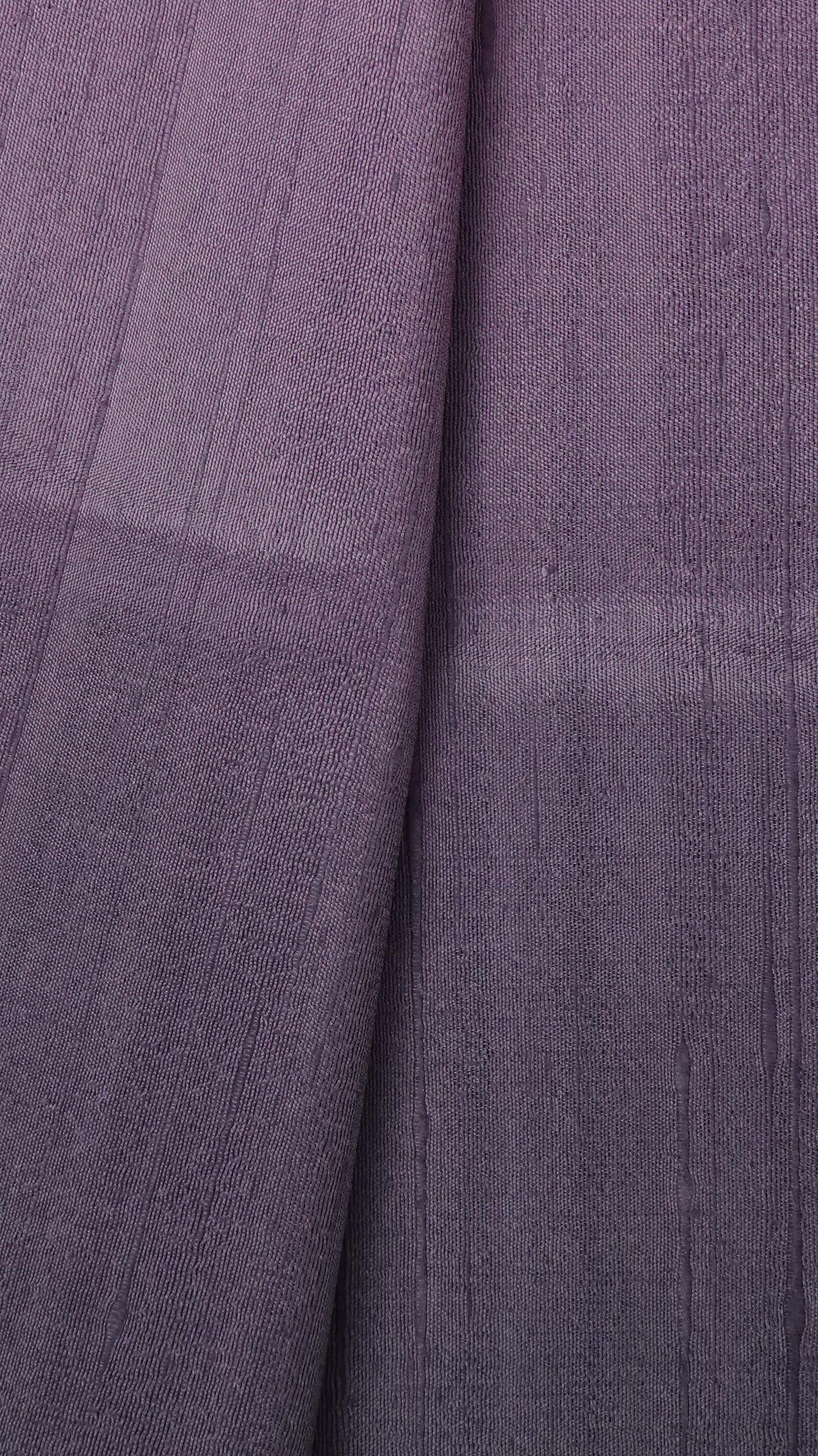 ผ้าไหมย้อมสไลด์สี ไหมบ้านทอมือ 2ตะกอ สีม่วง-สีเทาเข้ม เลือกขนาด รหัส BT-TT-022468513