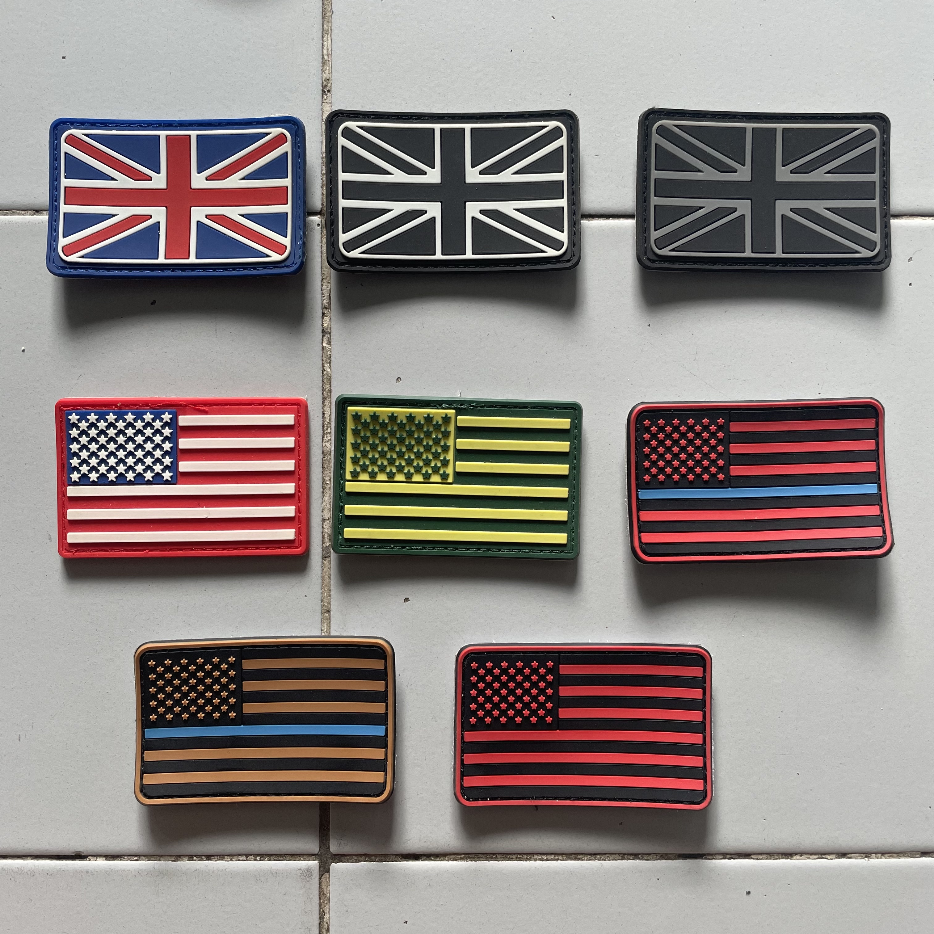 patch อาร์ม แบบ pvc กลุ่ม A (มีตีนตุ๊กแกทุกชิ้น)