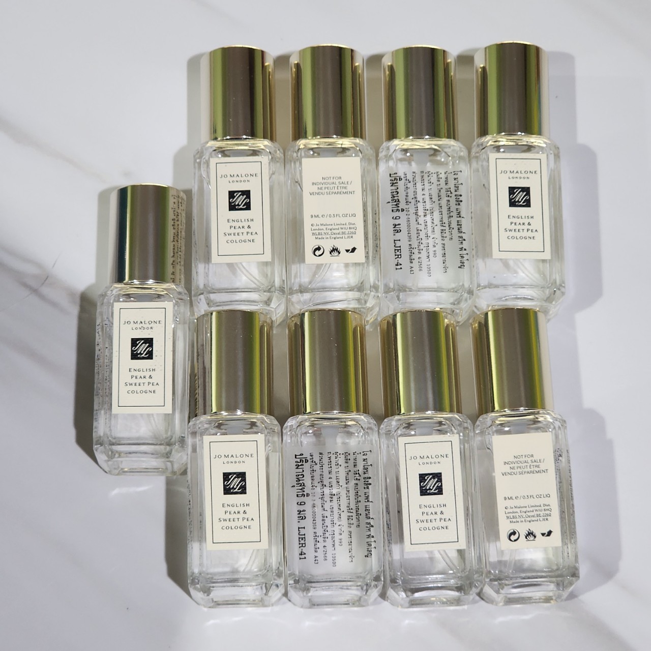 น้ำหอมจิ๋วมินิ Jo Malone English Pear & Sweet Pea 9ml แบบสเปรย์ป้ายไทย ( Mini Perfume น้ำหอมขนาดพกพา) น้ำหอมจิ๋วมินิแบบทดลองแบบสเปรย์ พกพาก็สะดวกใช้ฉีดตามจุดชีพจร