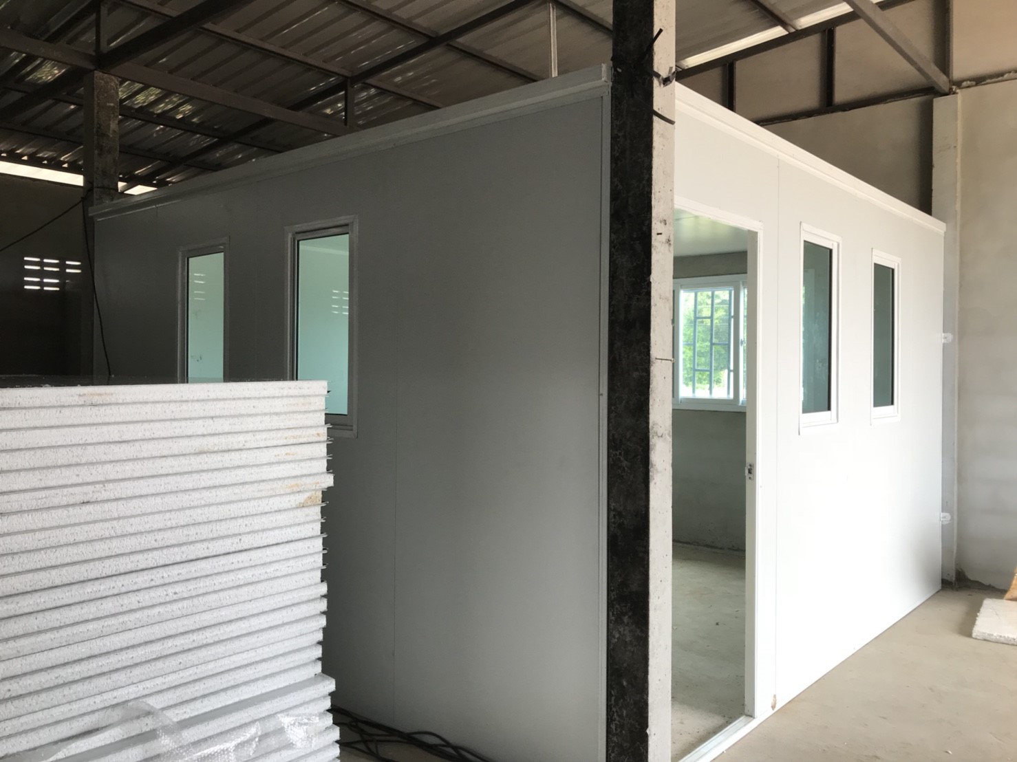 งานกั้นห้อง งานฝ้าผนังeps