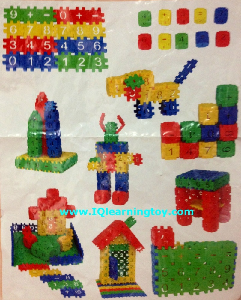 Brick-Number แผ่นต่อตัวเลข เรียนรู้เรื่องคณิตศาสตร์ และประกอบเป็นรูปร่างต่างๆได้ตามจินตนาการ สนุกสนานเพลิดเพลิน แถมกระเป๋า & จัดส่งฟรี