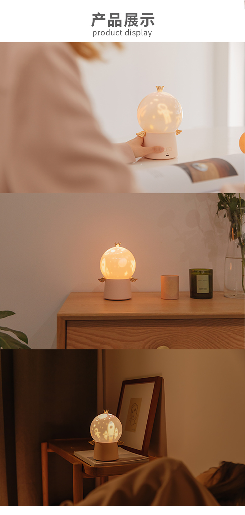 โคมไฟนางฟ้าเทวดาผู้พิทักษ์ ไฟ led ส่องห้องและเพดาน CX-03