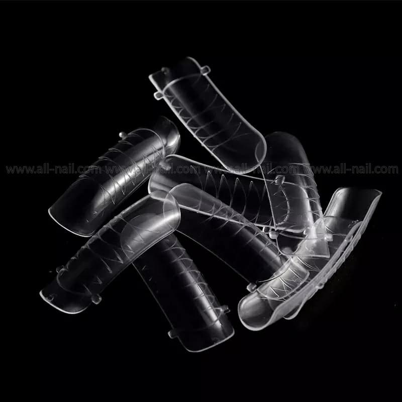 เล็บแพทเทิร์น Dual Form ฟอร์มต่อเล็บPoly Gel 12ไซส์ รวม120ชิ้น