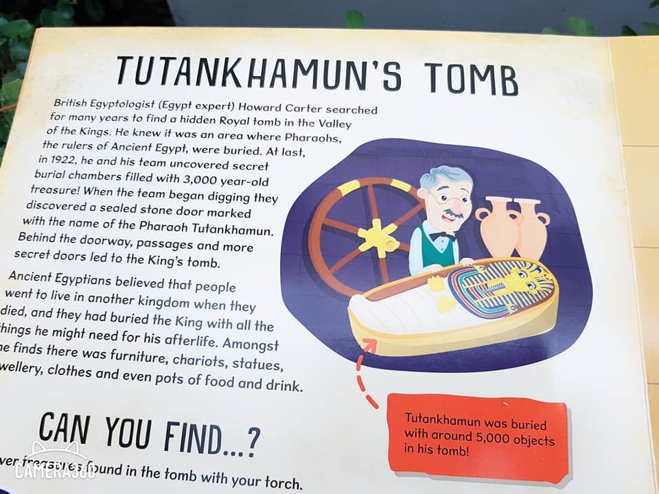 Treasure Hunt Torchlight Book by Moonlight หนังสือไฟฉาย เรียนรู้เรื่อง ขุมทรัพย์ ในประวิติศาสตร์