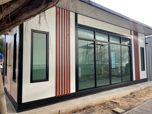 ออฟฟิศสำเร็จรูป บ้านสำเร็จรูป 4.00x8.00 เมตร