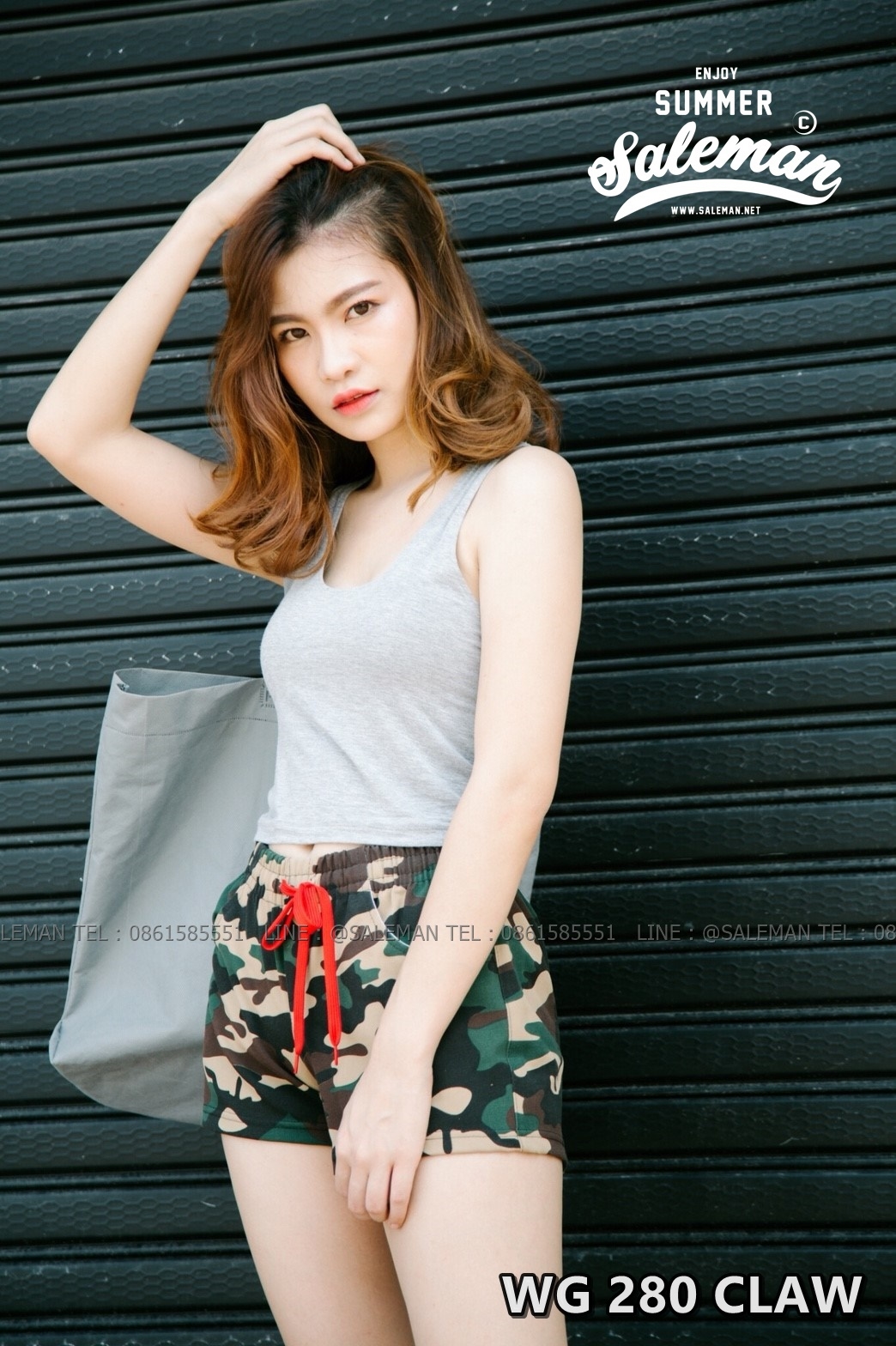 กางเกงขาสั้น พรีเมี่ยมวอร์ม รหัส WG 280 CLAW SUMMER SALE