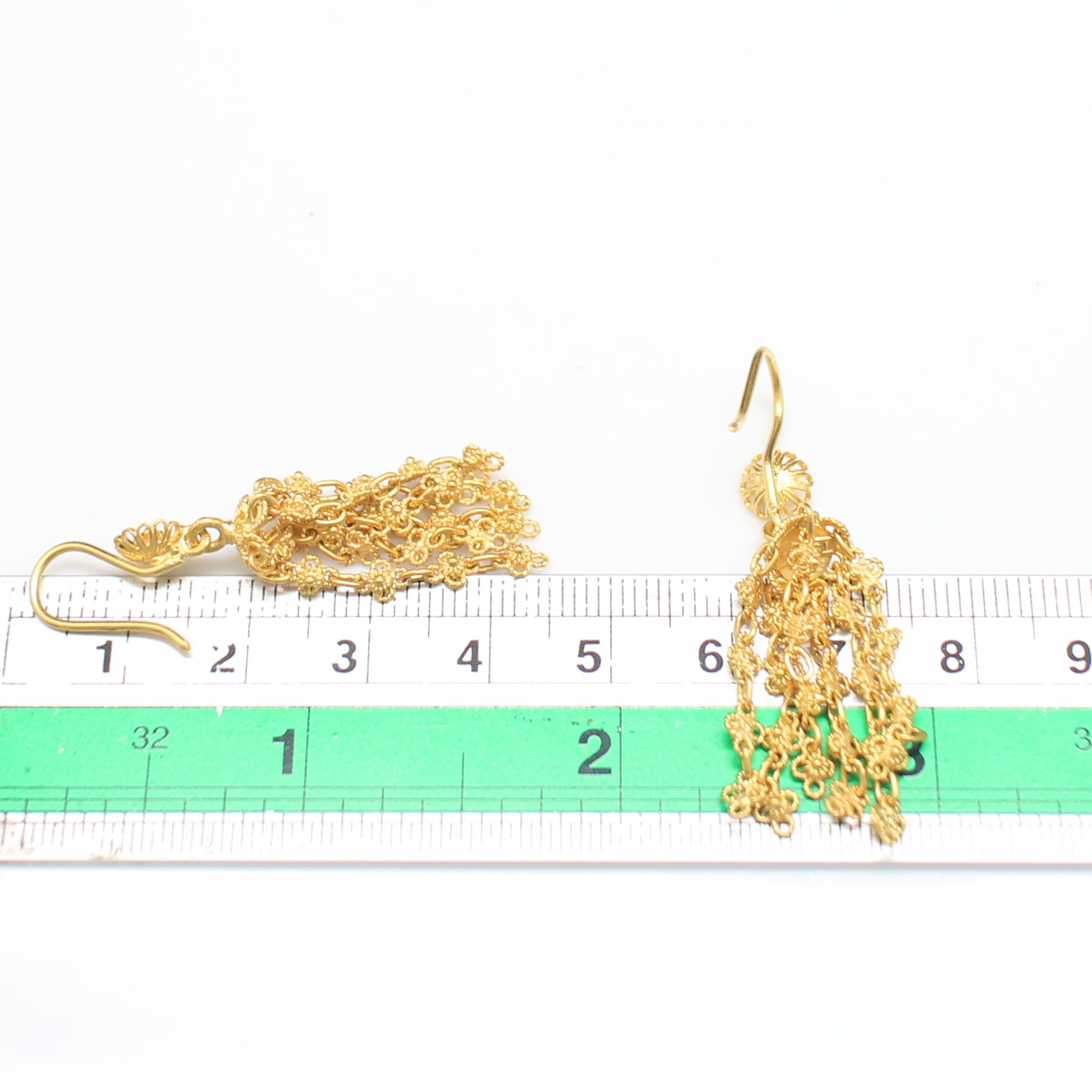 ER25221 ต่างหูทองเต่าร้าง ทองแท้ 99.99% นน. 9.7 กรัม