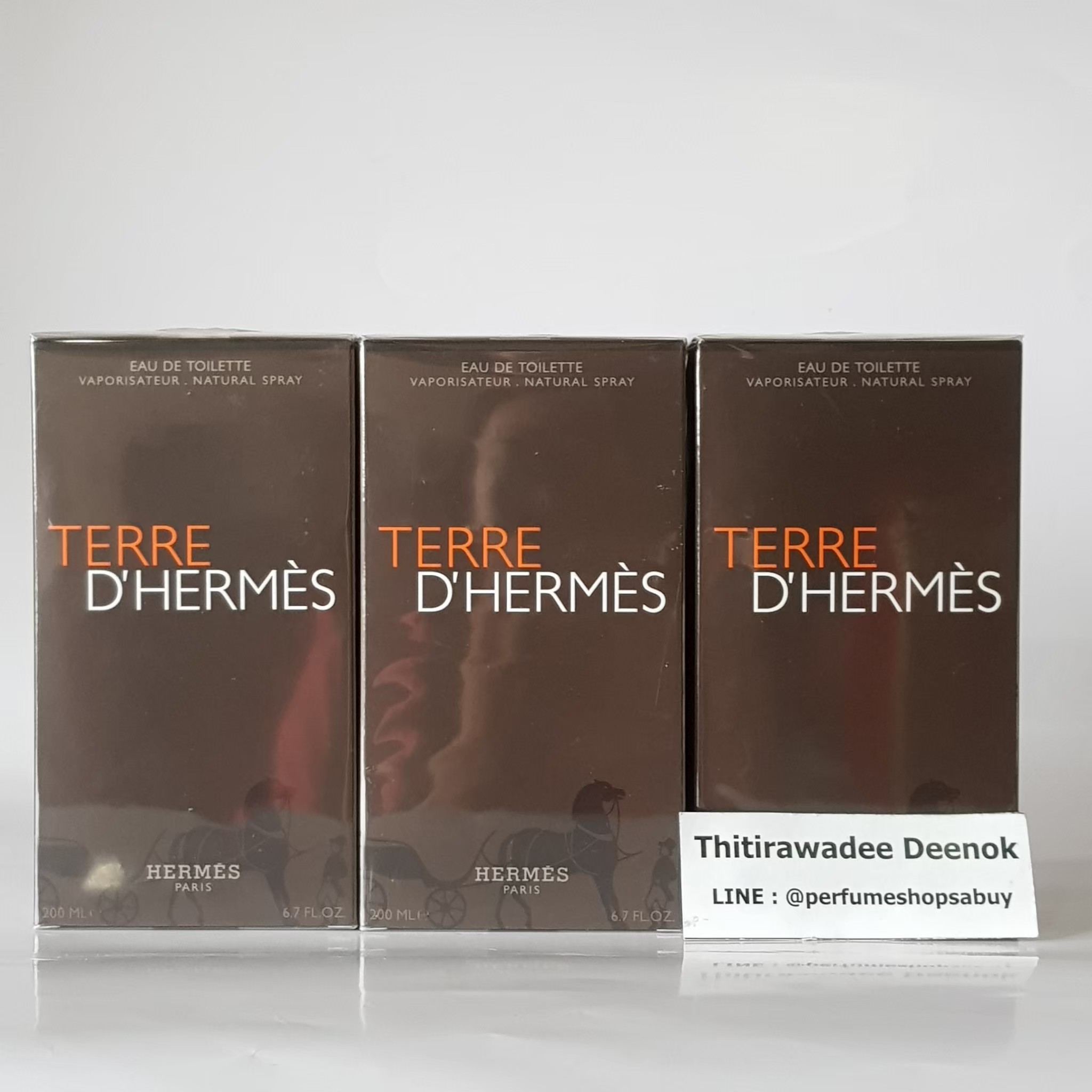 น้ำหอมแท้ Hermes Terre d'Hermès Eau de Toilette 100 ml กล่องซีล