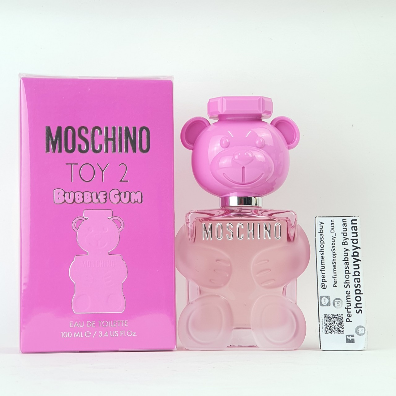 น้ำหอมแท้ Moschino Toy 2 Bubble Gum Eau De Toilette 100ml กล่องซีล