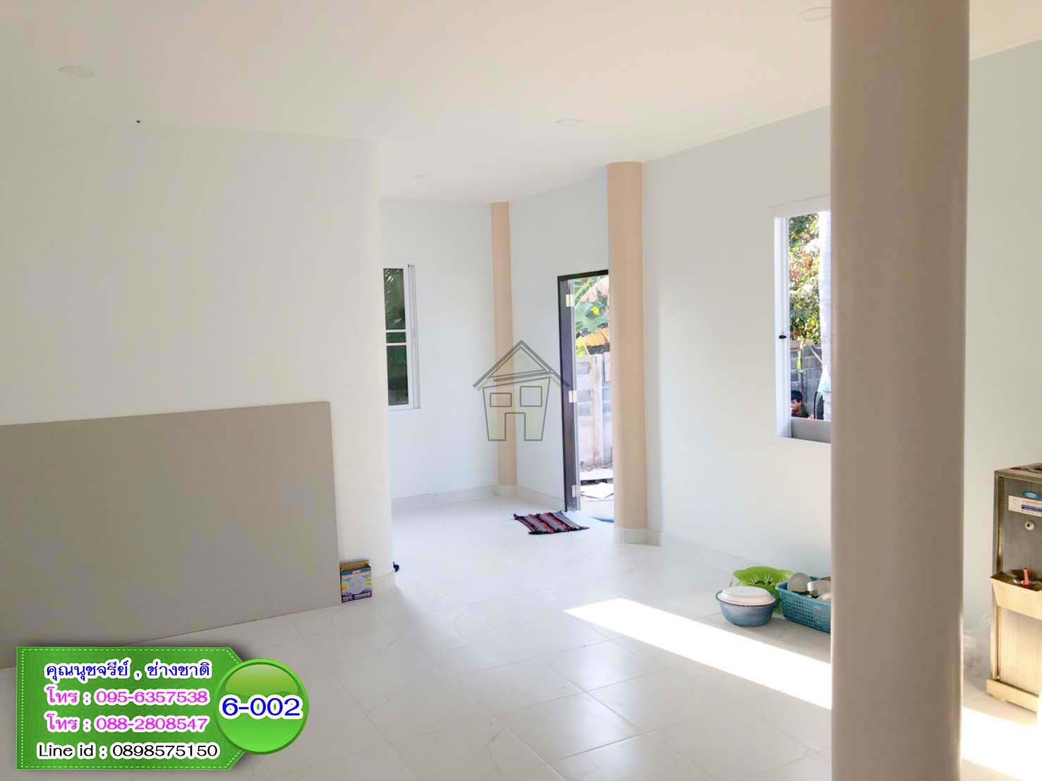 6-002 บ้านน็อคดาวน์ - บ้านหลังใหญ่ - ทรงจั่วมุกซ้อน