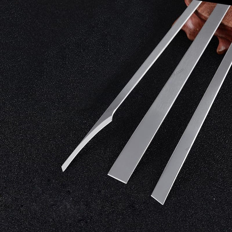 [3ชิ้น/ชุด] เหล็กขูดหนัง มีดขูดหนังกำพร้า ขูดส้นเท้า แซะเล็บขบ