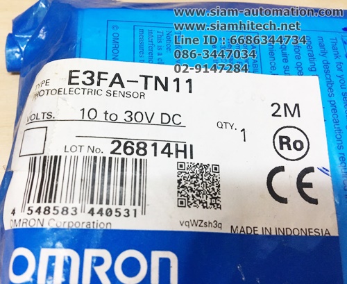 E3FA-TN11 Photoelectric Sensor Omron