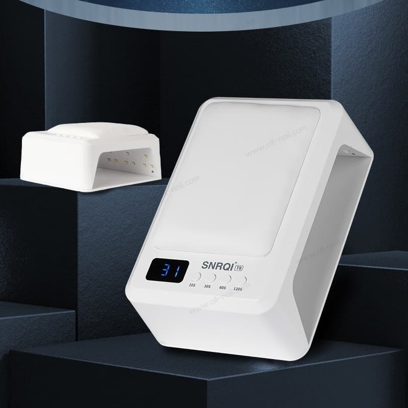 เครื่องอบเล็บเจล UV/LED 72W มีเบาะรองมือ เครื่องใหญ่ อบได้2มือพร้อมกัน