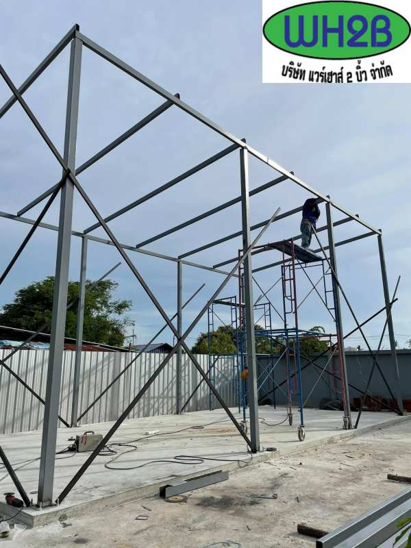โกดังสำเร็จรูป ขนาด5.00x10.00 เมตร ท่าข้าม