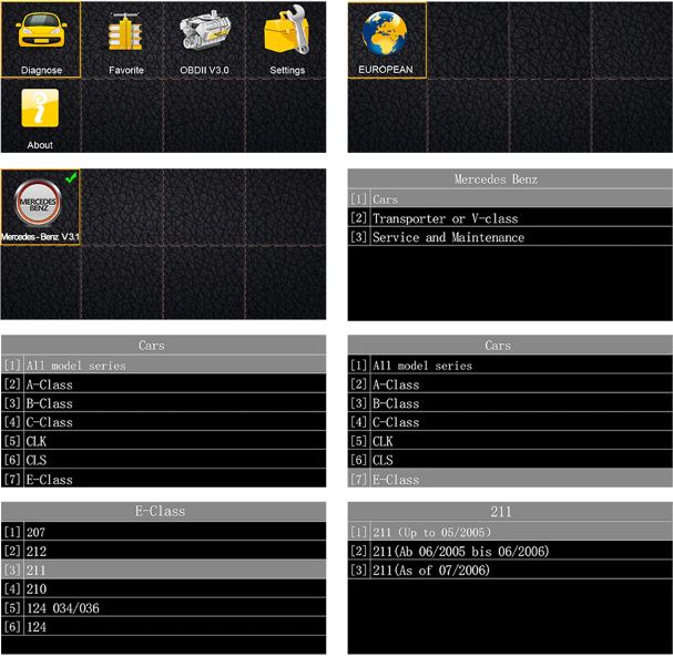 Autek IFIX702M ODB OBD2 Scanner for Mercedes Benz Car Professional Diagnostic Scanner Oil Service Reset OBDII Air Reset Tool