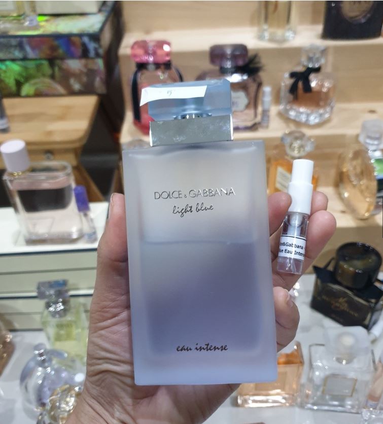 น้ำหอมแท้แบ่งขาย D&G Dolce & Gabbana Light Blue Eau Intense หญิง 💕Travel Size แบบทดลอง