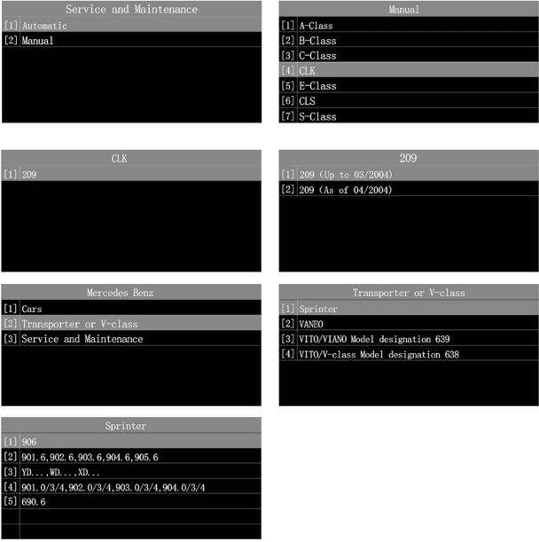 เครื่องมือวิเคราะห์ แบบมือถือ Autek IFIX702M ODB OBD2 Scanner for Mercedes Benz Car Professional Diagnostic Scanner Oil Service Reset OBDII Air Reset Tool