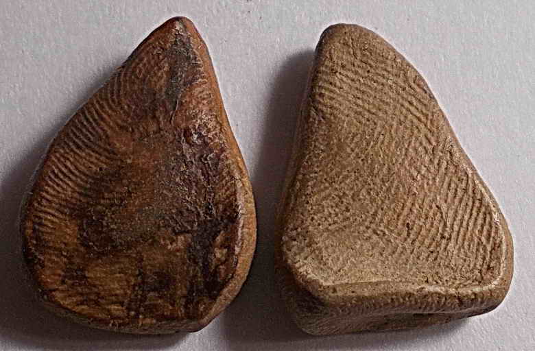 พระกรุลานดอกไม้ สุโขทัย พิมพ์นางพญา มาเป็นคู่