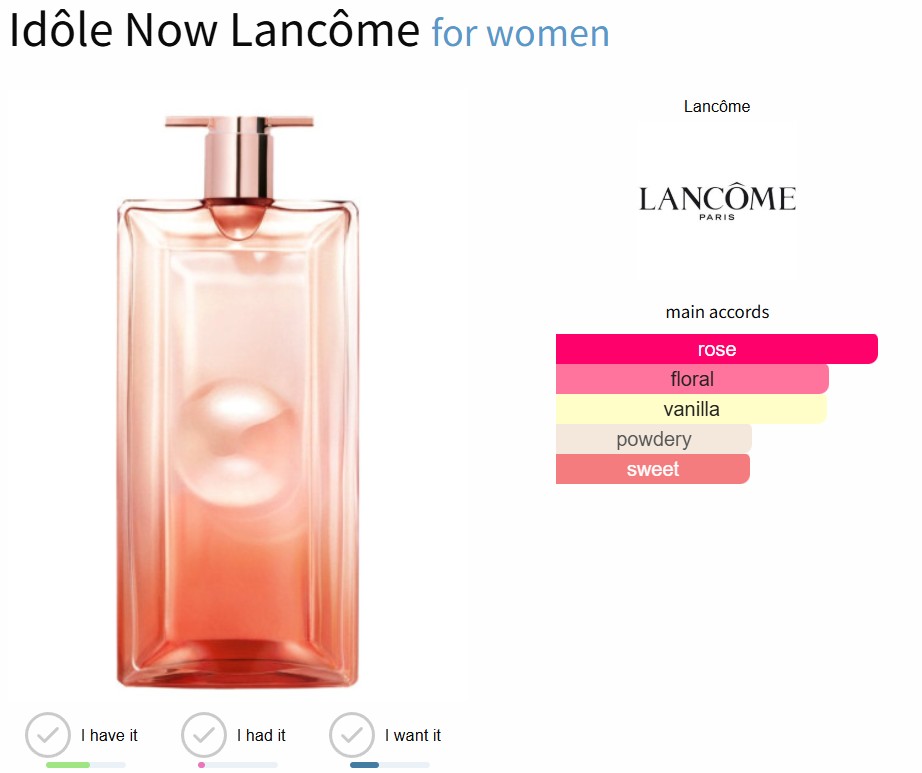 น้ำหอมแท้แบ่งขาย Lancome Idole Now EDP💕Travel Size #แบบทดลอง
