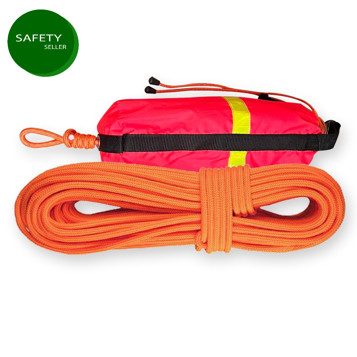 เชือกกู้ภัยทางน้ำ Water rescue equipment 8mm.30m.Orange