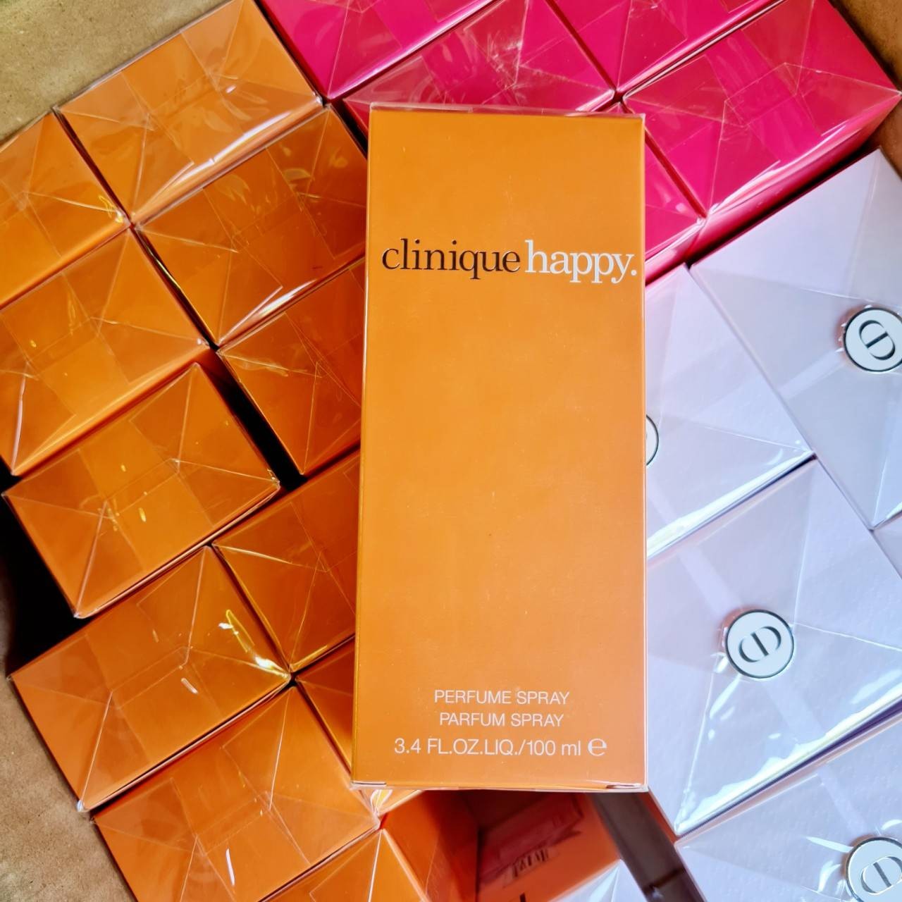 น้ำหอม Clinique Happy Eau De Parfum Spray 100มิล กล่องซีล