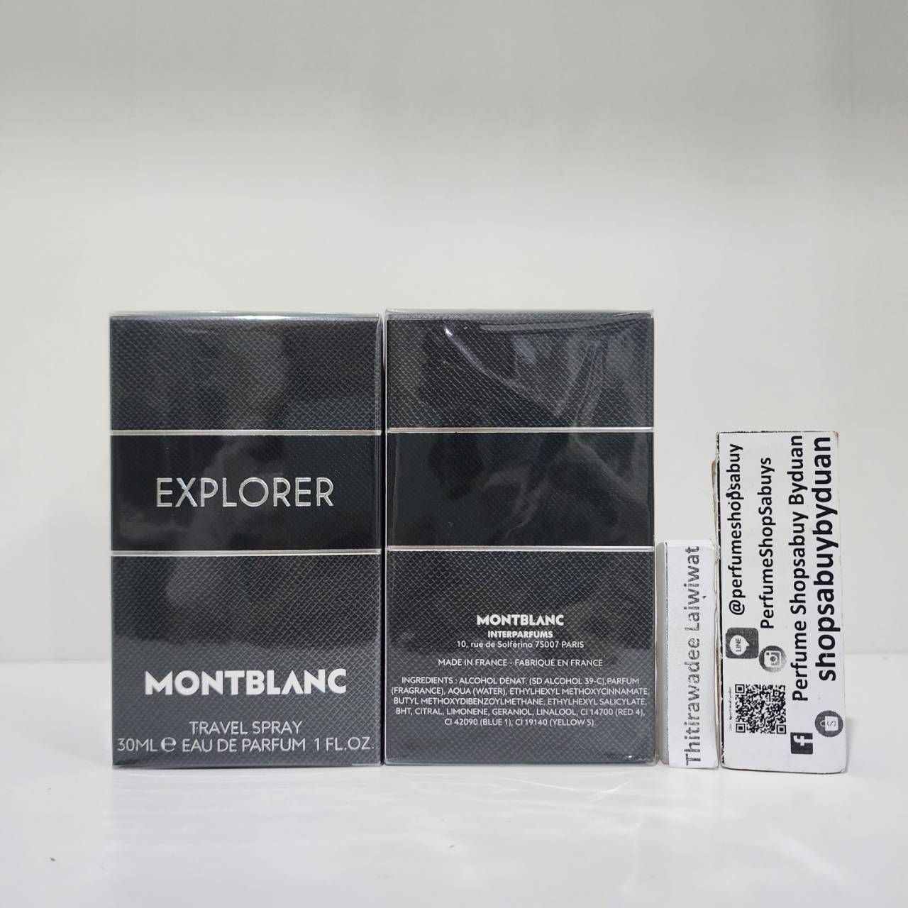 น้ำหอมแท้ MontBlanc Explorer EDP for men 30ml กล่องซีลไม่มีป้ายขาว ใครชอบแนว Creed Aventus