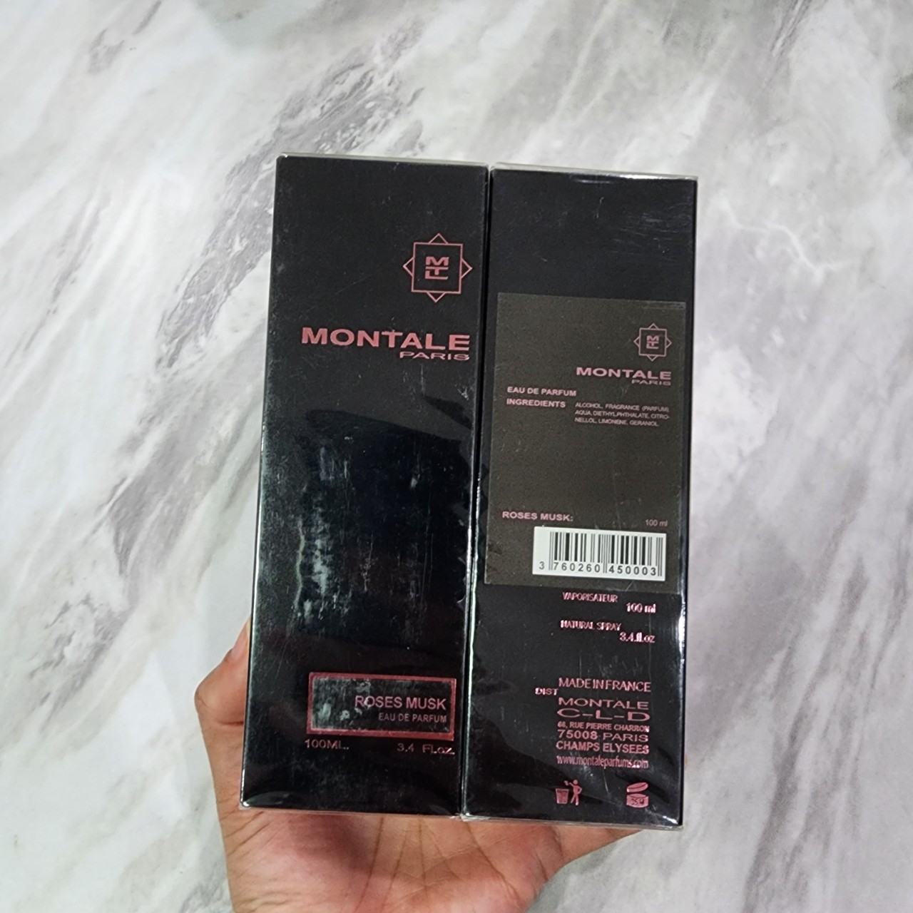 น้ำหอมแท้ Montale Rose Musk Eau De Parfum For Women And Men 100ml กล่องซีล + ถุงกระดาษ รหัส 26251233-17
