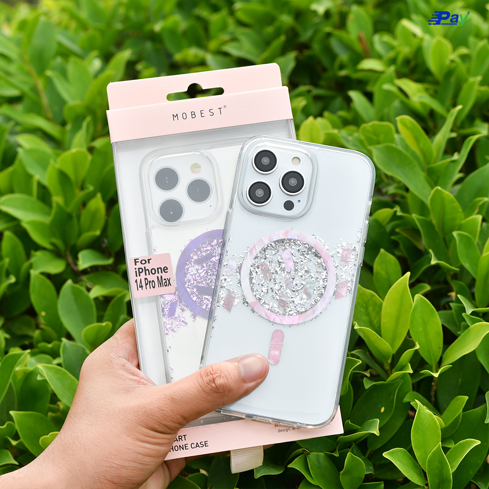 เคสโทรศัพท์ iPhone MOBEST เคสแม่เหล็กชาร์จไร้สาย เคสชาร์จไร้สาย สำหรับ 14ProMax