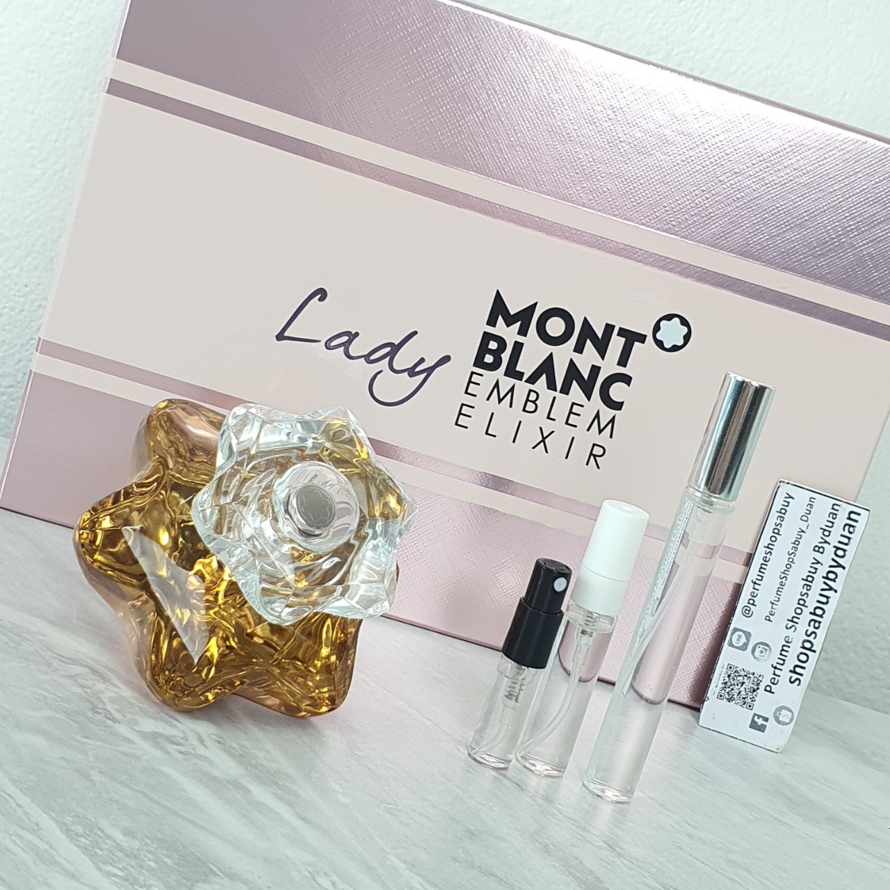 น้ำหอมแท้แบ่งขาย MontBlanc Lady Emblem Elixir Eau De Parfum💕Travel Size #แบบทดลอง