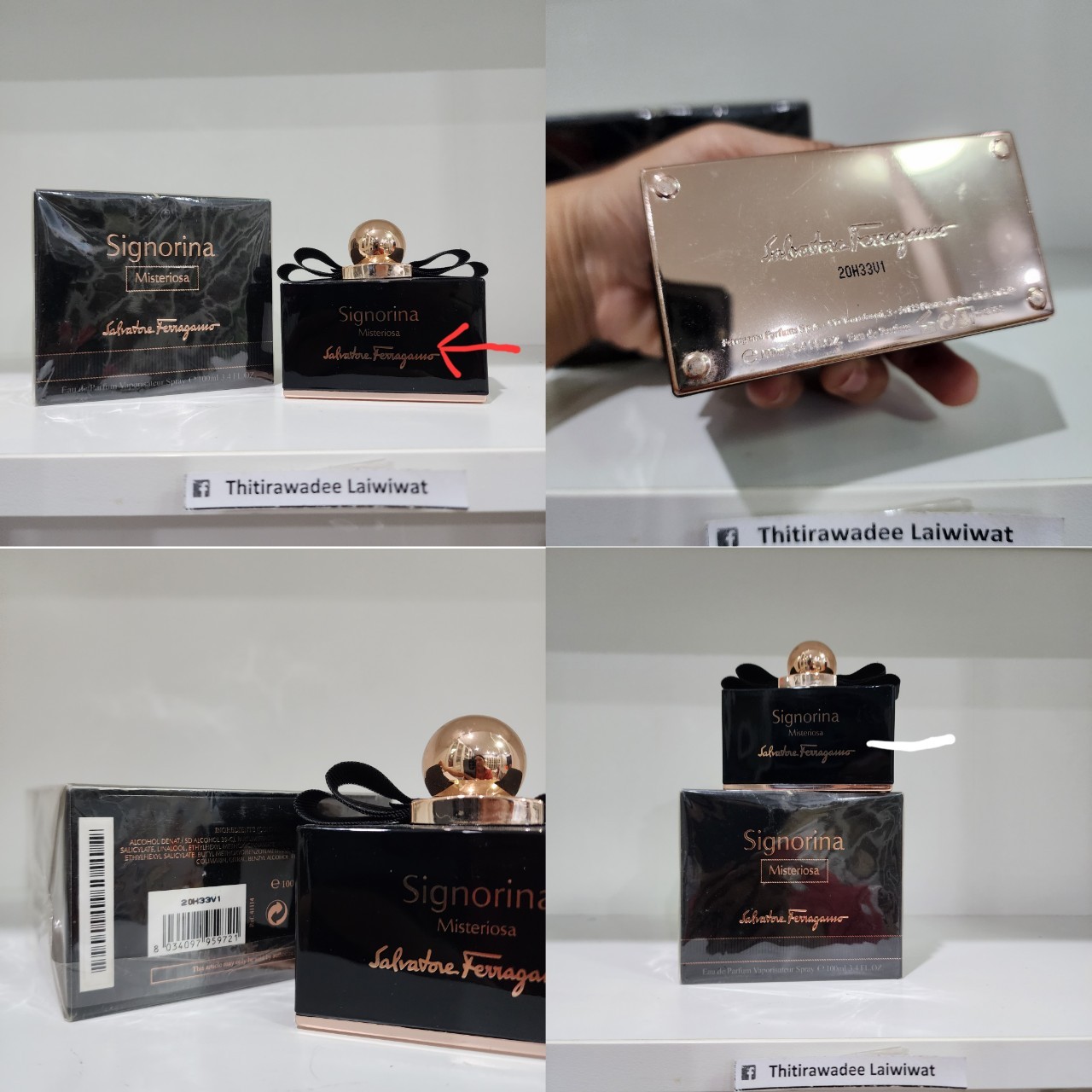 น้ำหอมแท้แบ่งขาย Salvat0re Ferragam0 Signorina Misteriosa EDT