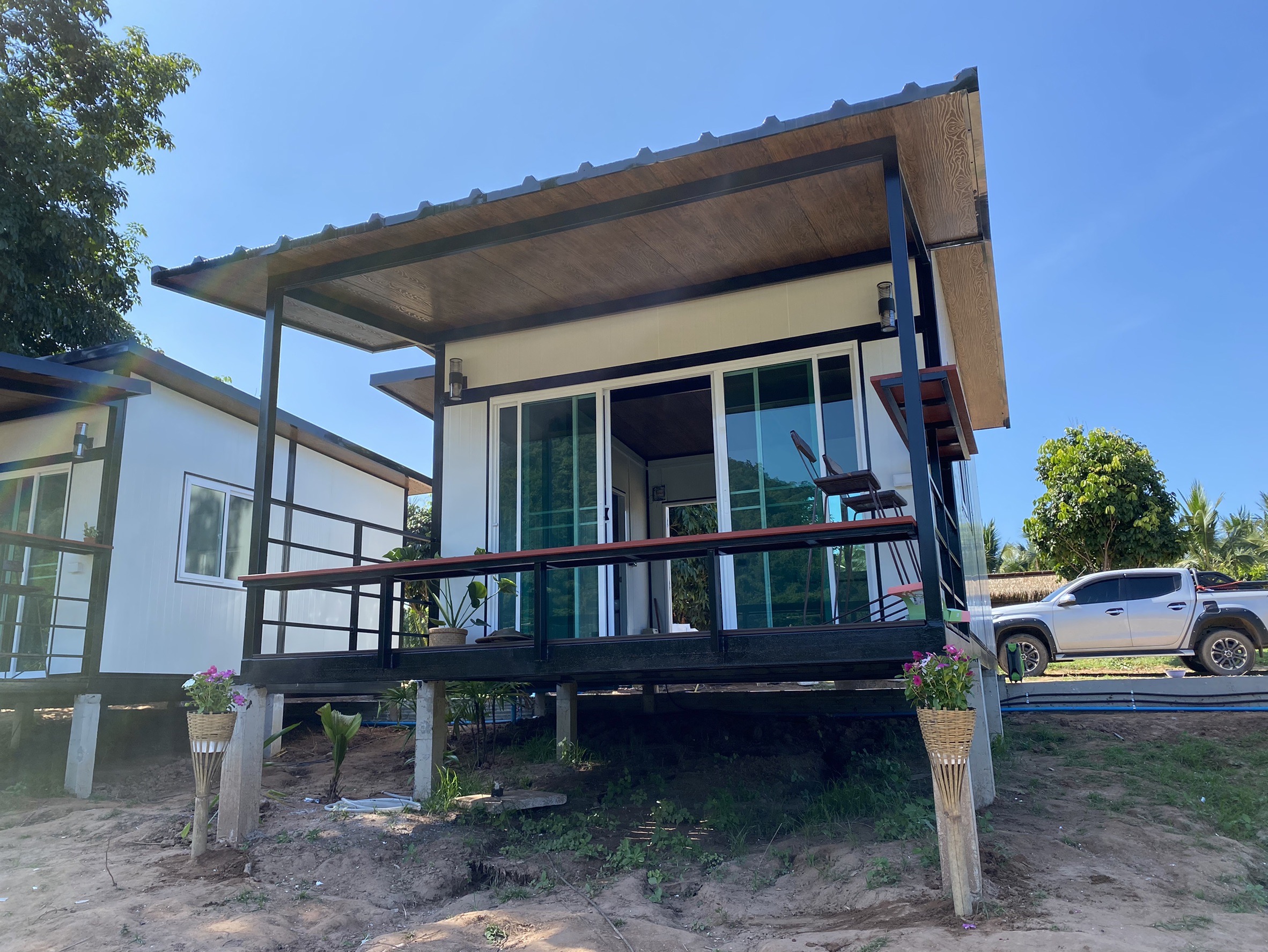 บ้านพักสไตล์รีสอร์ทขนาด4x5 เมตร