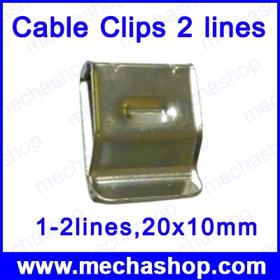 Solar Mounting Components 2 lines Solar Cable Clips คลิปเก็บสายไฟ อุปกรณ์ช่วยเก็บสายไฟ สำหรับแผงโซล่าเซลล์