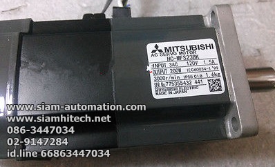 Servo Motor ยี่ห้อ Misubishi รุ่น HC-MFS23BK (ใหม่)