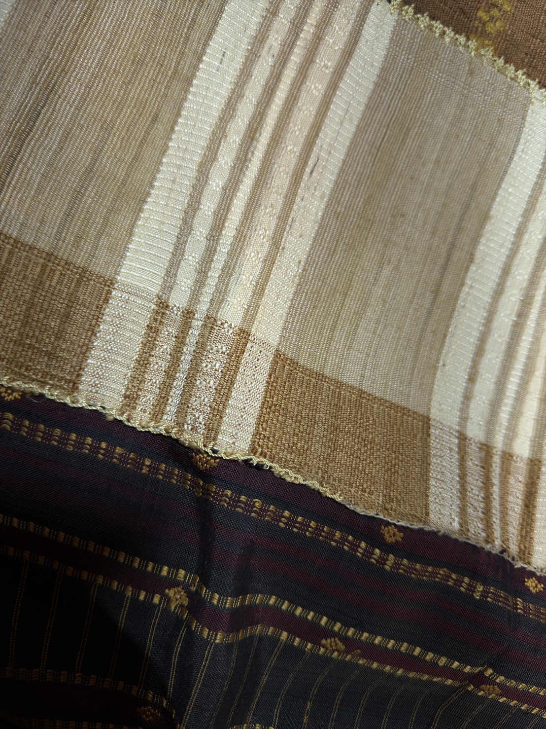 ซิ่นจกขิดไหม ขนาด1x2เมตร สีดำ รหัส R4F-155-1204681