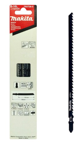 MAKITA ใบเลื่อยจิ้กซอว์ มากีต้า B-16L (5 ใบ/แพ็ค)