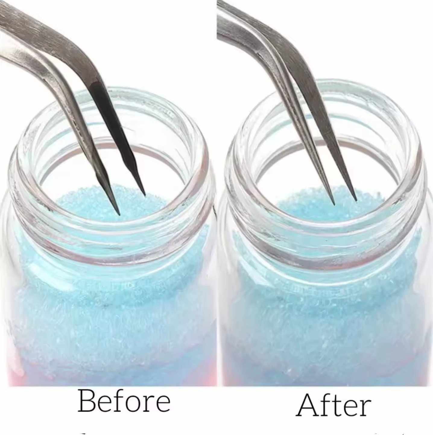 คลีนเซอร์บอล ลูกบอลล้างกาว ทำความสะอาดอุปกรณ์ ล้างที่คีบขนตา ล้างคีมหนีบต่างๆ