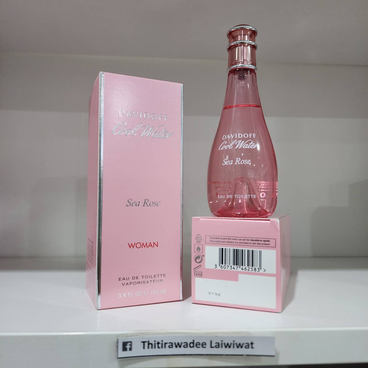 น้ำหอม Davidoff Cool Water Sea Rose EDT for Women 100 ML. กล่องขาย