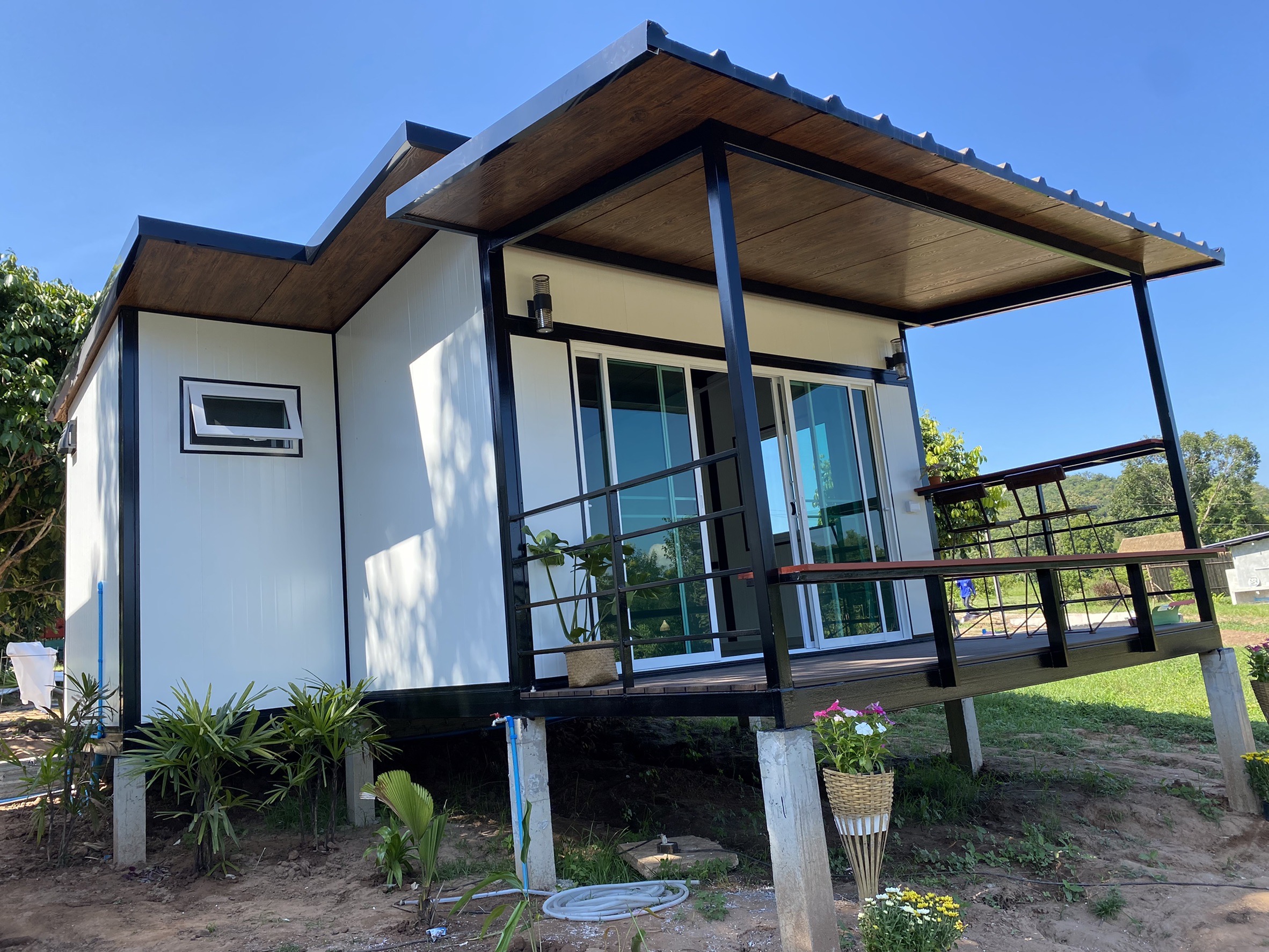 บ้านพักสไตล์รีสอร์ทขนาด4x5 เมตร