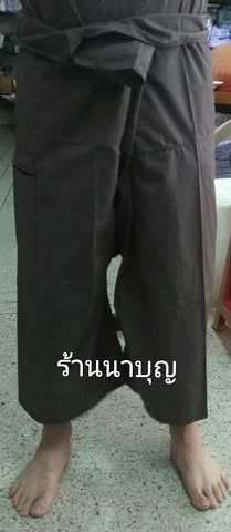 กางเกงเล ขา3ส่วนเชือกผูก